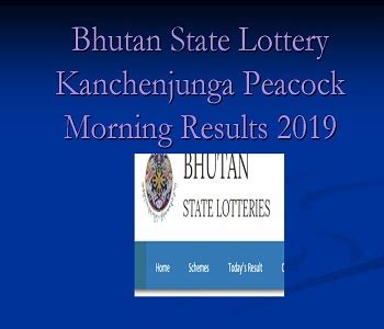 bhutan state lottery kanchenjunga|Home .